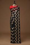 Saree 5481596 Black Trendy Partywear Silver Sequins Saree